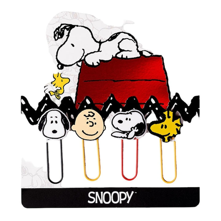 Conjunto 4 Clipes Snoopy e Amigos