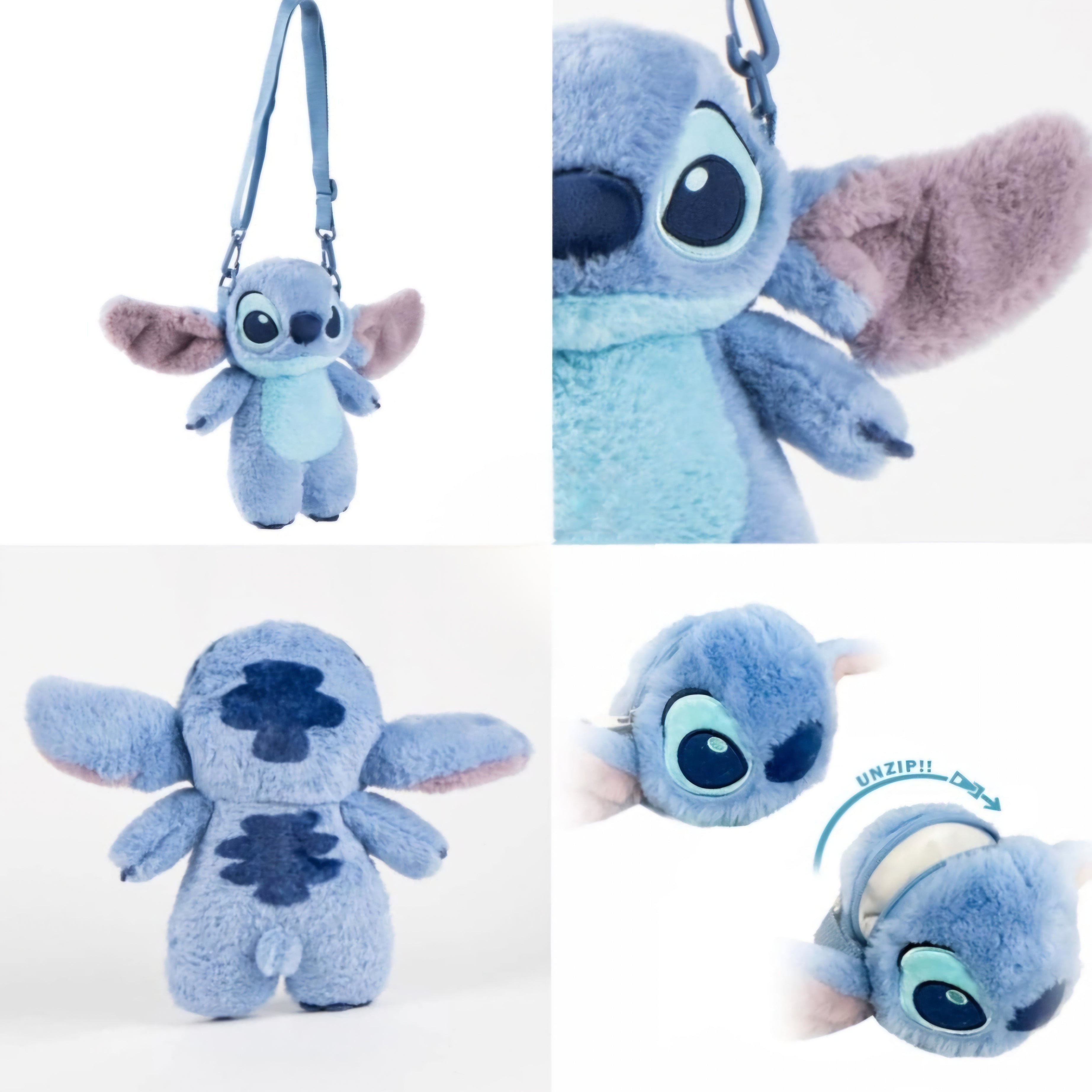Mala de Peluche Tiracolo Stitch