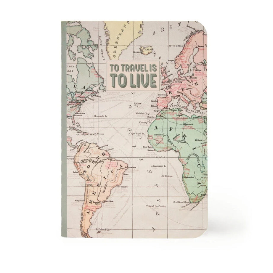 Caderno A5 Pautado Travel Legami