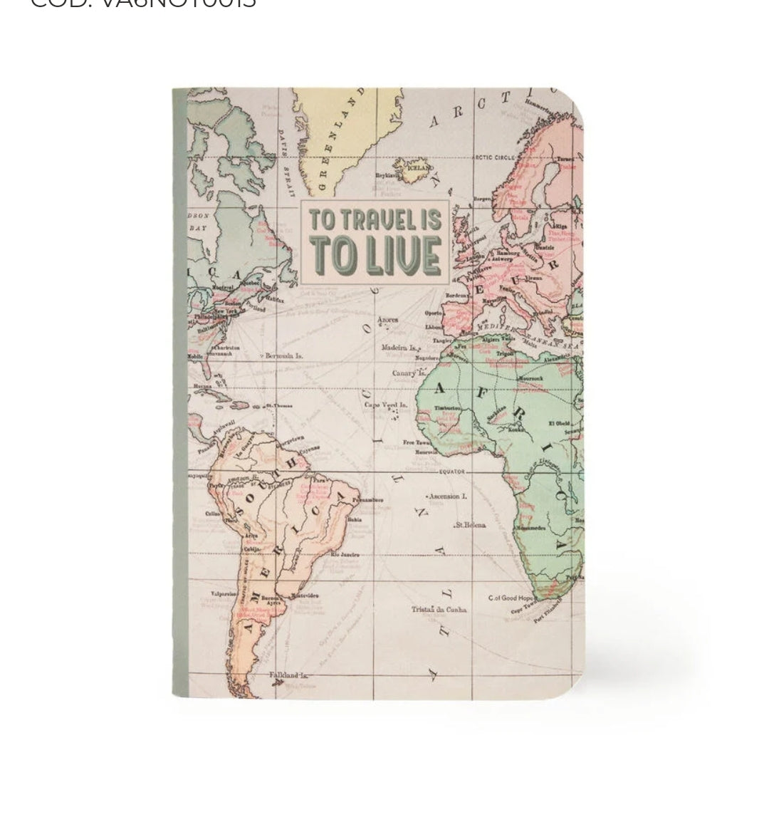 Caderno A5 Pautado Travel Legami