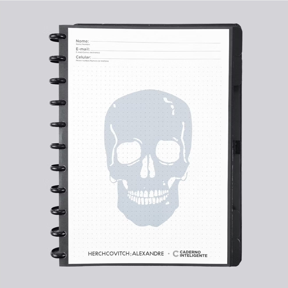 Caderno Inteligente Grande Alexandre Herchcovitch  Black Ink