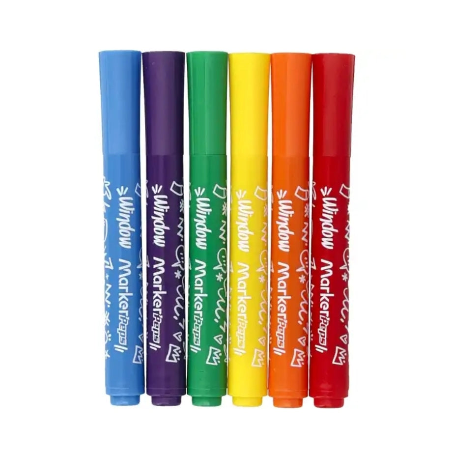 6 Marcadores para Vidro