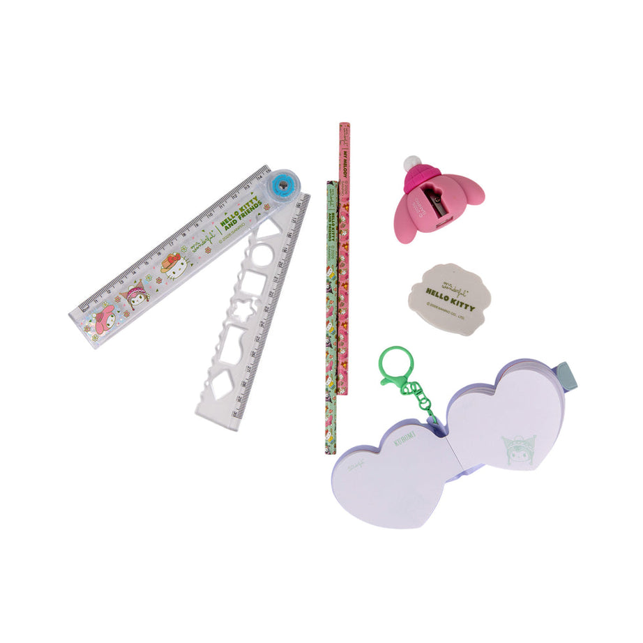 Conjunto Papelaria Hello Kitty & Friends Mr.Wonderful
