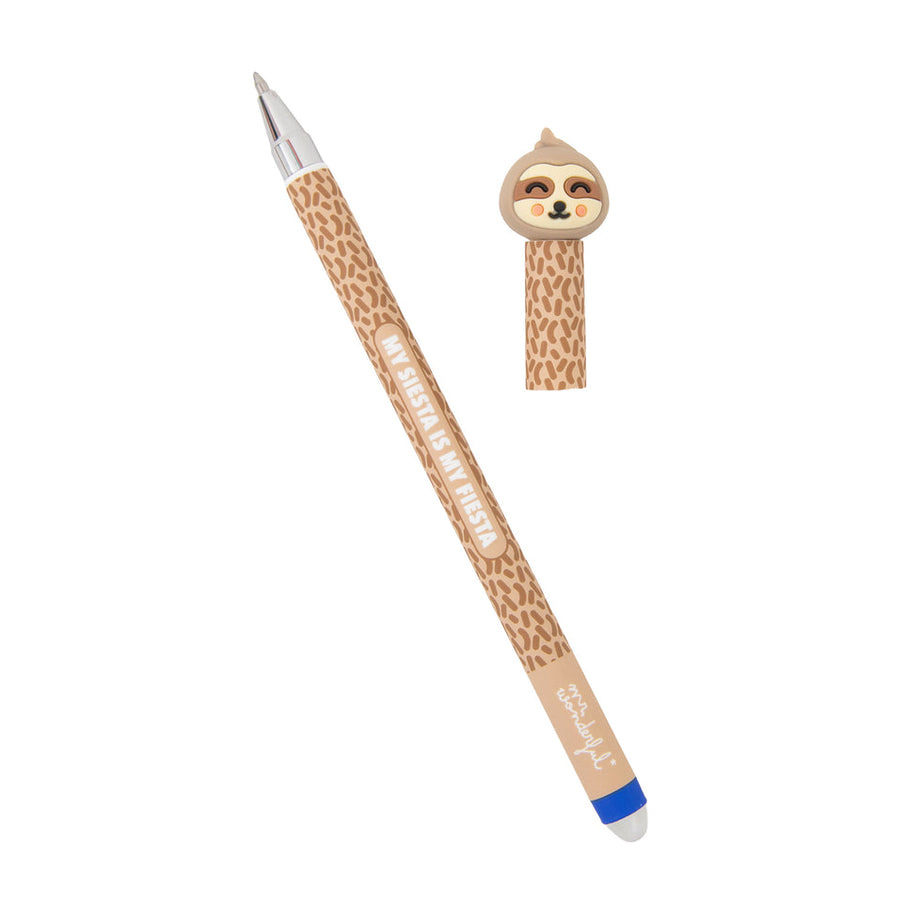 Caneta Apagável Preguiça "My siesta is my fiesta" Mr.Wonderful