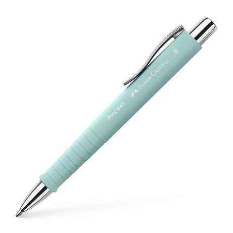 Caneta Esferográfica Poly Ball XB Azul Caribe Faber-Castell
