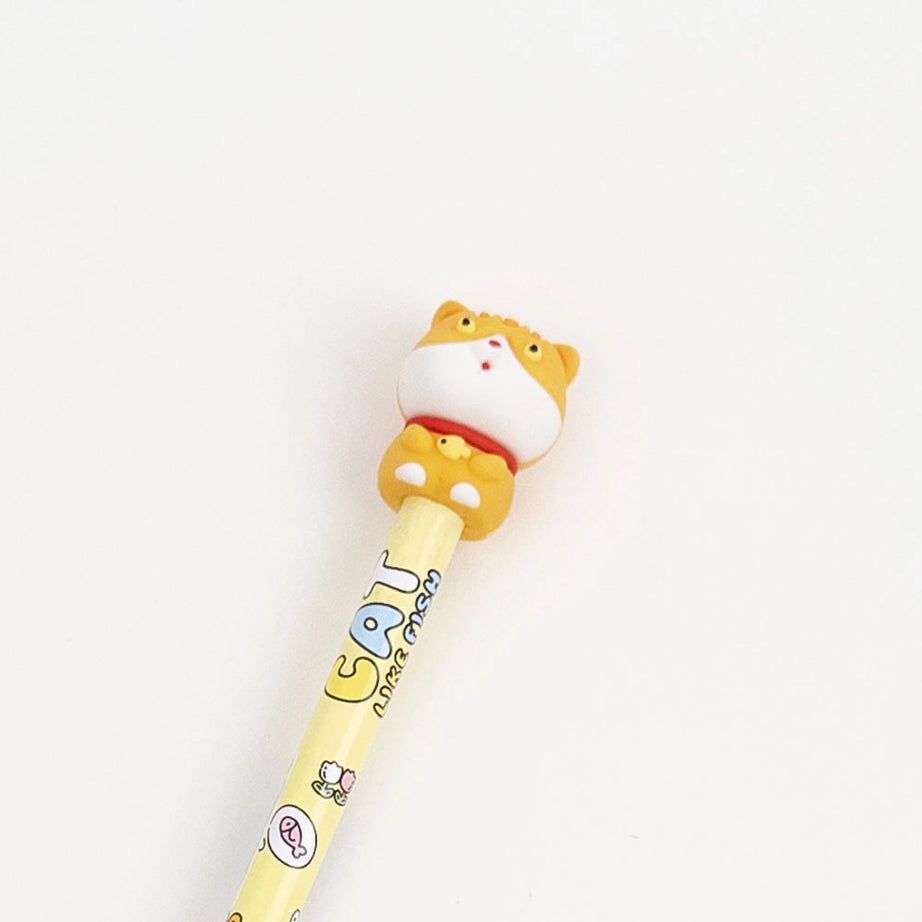 Lápis com Borracha Gato Malhado