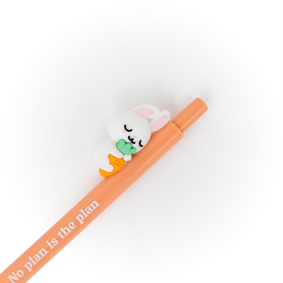 Caneta 3D Coelho Lazy "No plan is the plan" Mr.Wonderful
