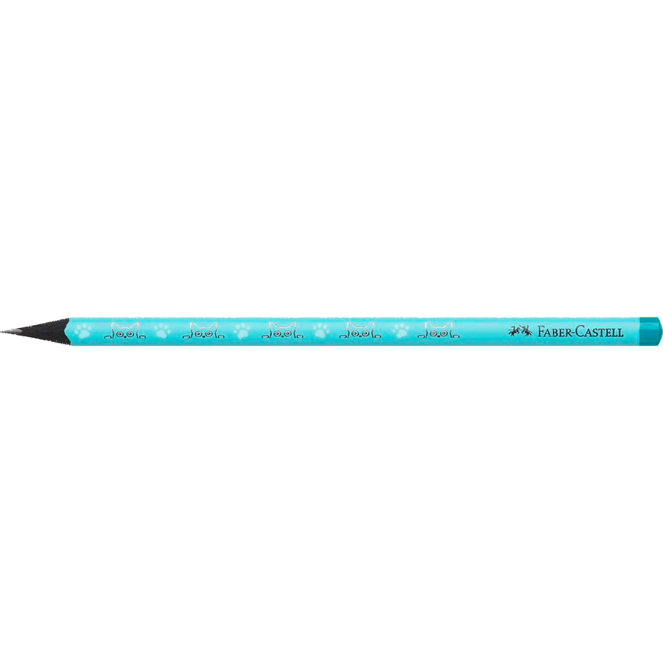 Lápis Gato Edição Limitada Faber-Castell com Madeira Preta
