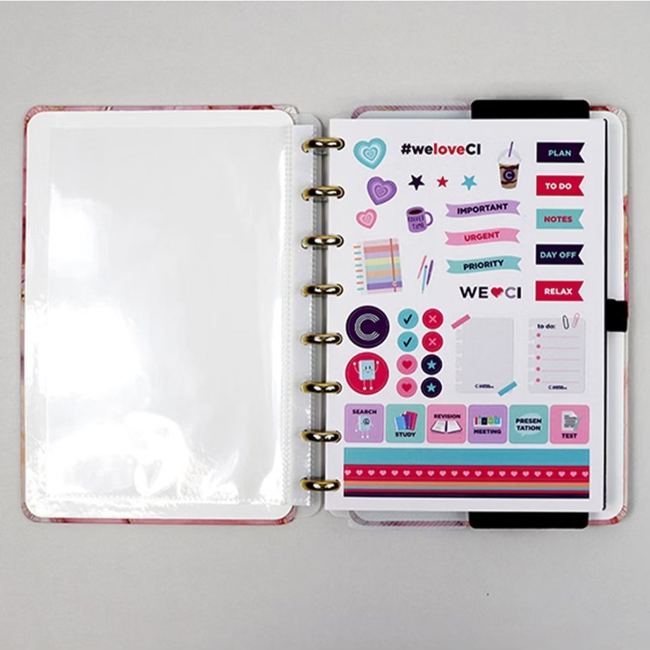 Caderno Inteligente A5 Mármore Agatha