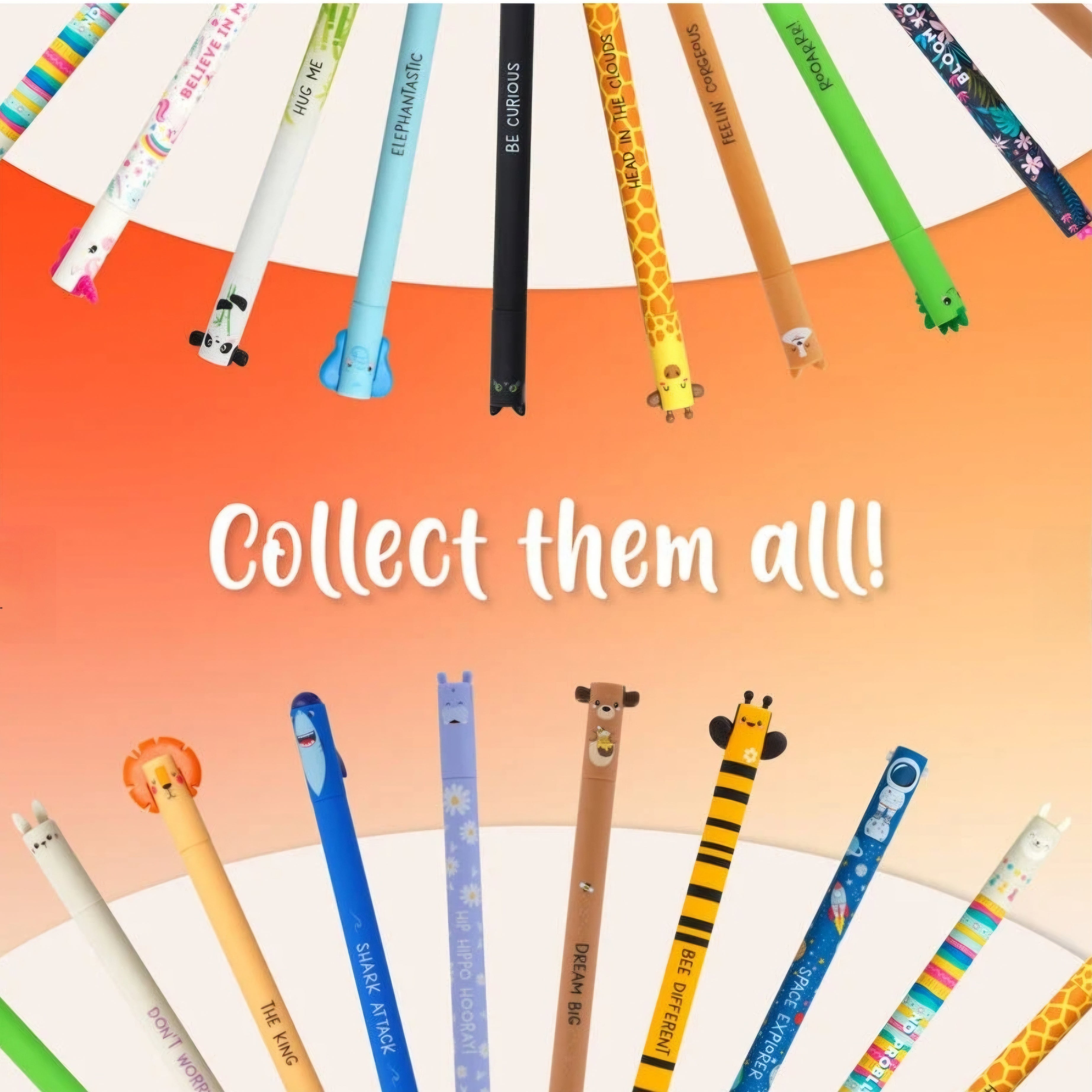 Caneta Apagável Dinossauro - Legami