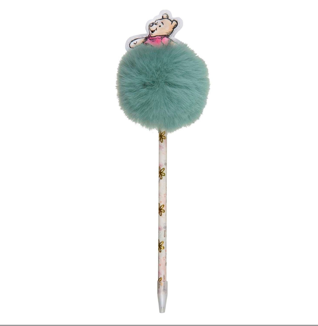 Caneta com Pompom Winnie The Pooh