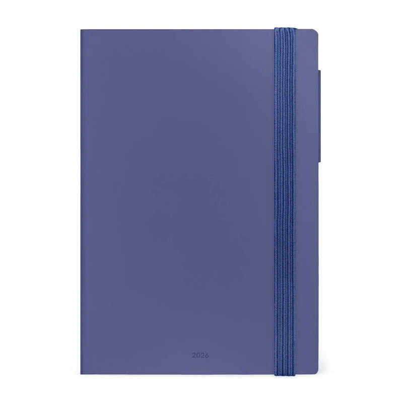 Agenda Diária 2026 Azul Marinho Legami