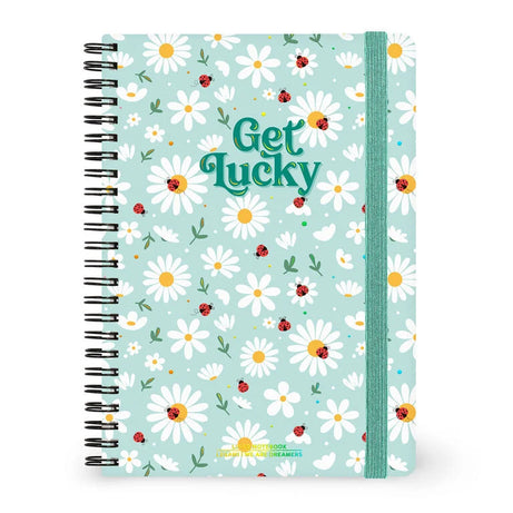 Caderno A5 em Espiral Pautado com Folha de Autocolantes Joaninha Legami