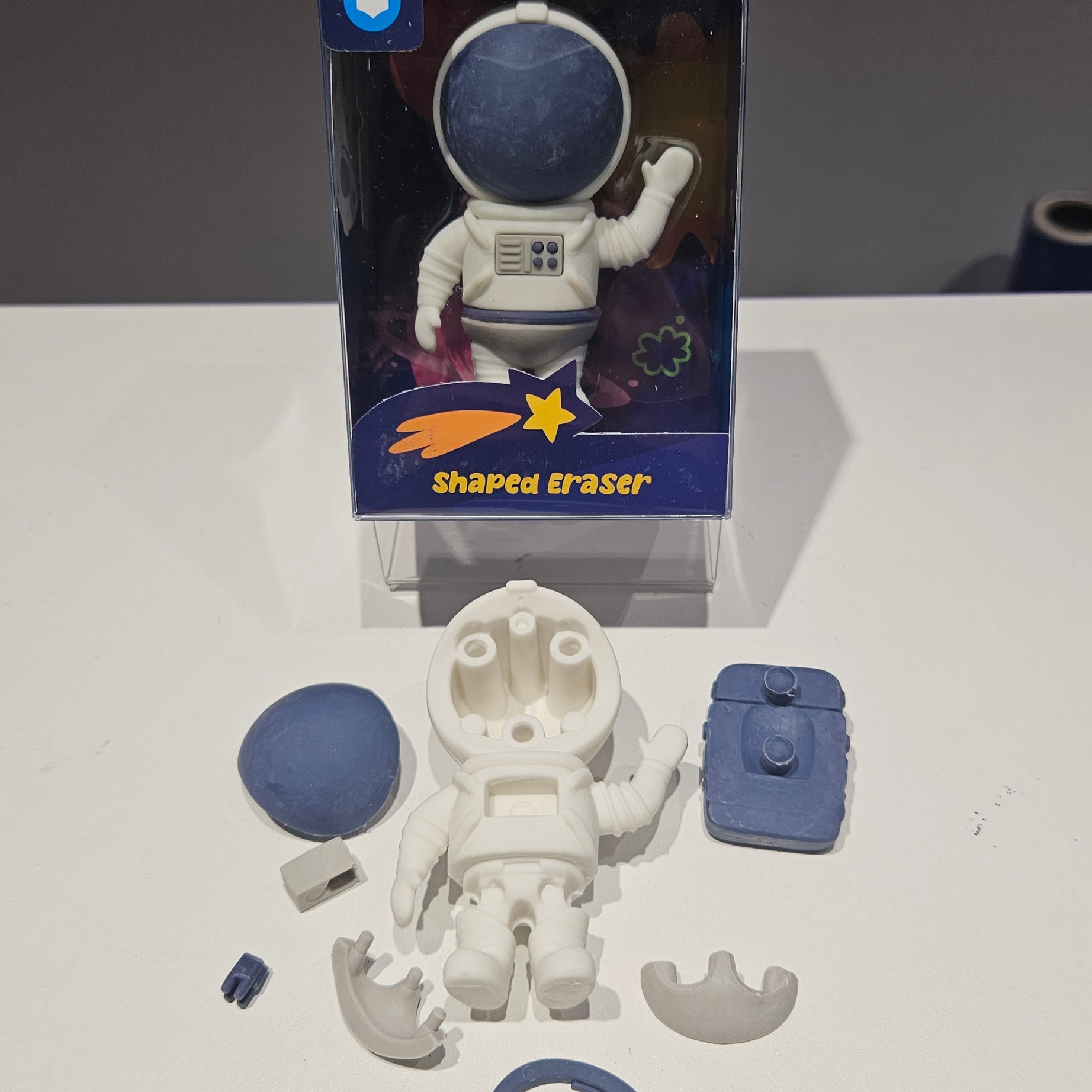 Borracha Astronauta 3D Desmontável em Peças