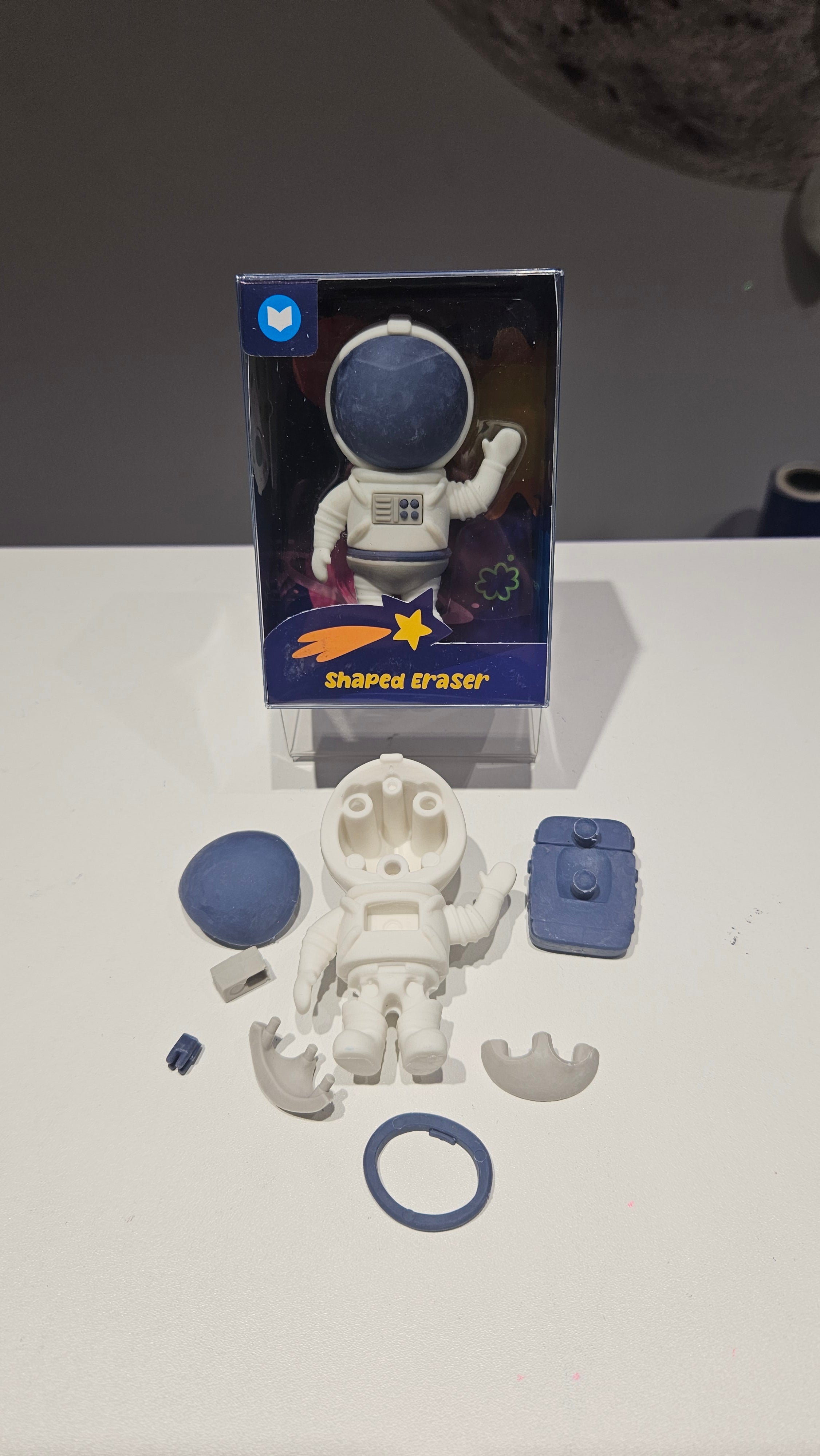 Borracha Astronauta 3D Desmontável em Peças