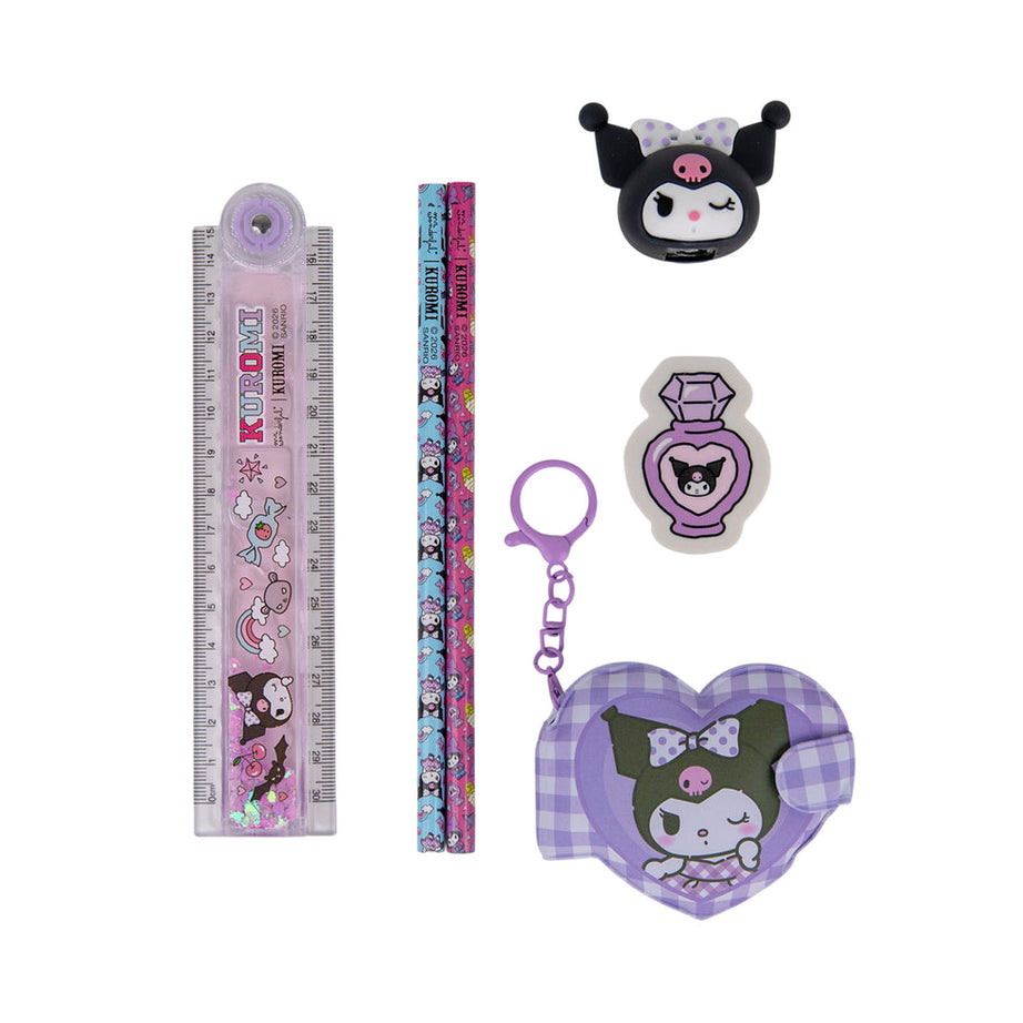 Conjunto Papelaria Kuromi Mr.Wonderful