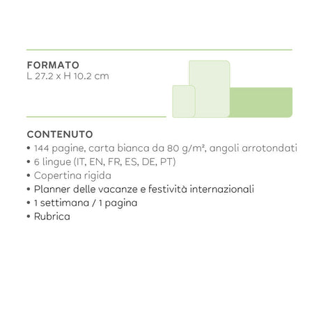Planner Semanal 2027 Celestial  Legami