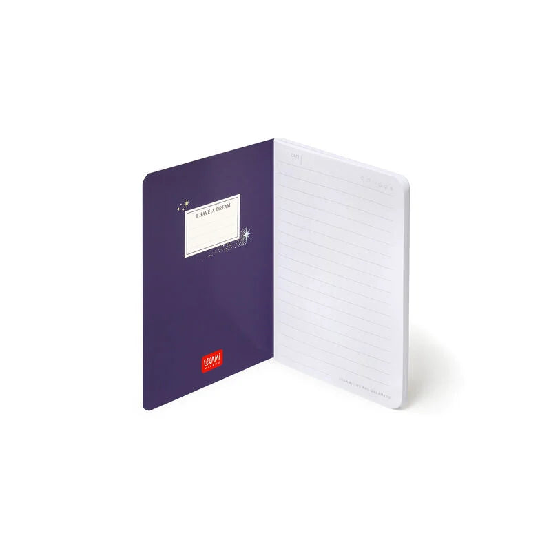 Caderno A6 Pautado Stars Legami