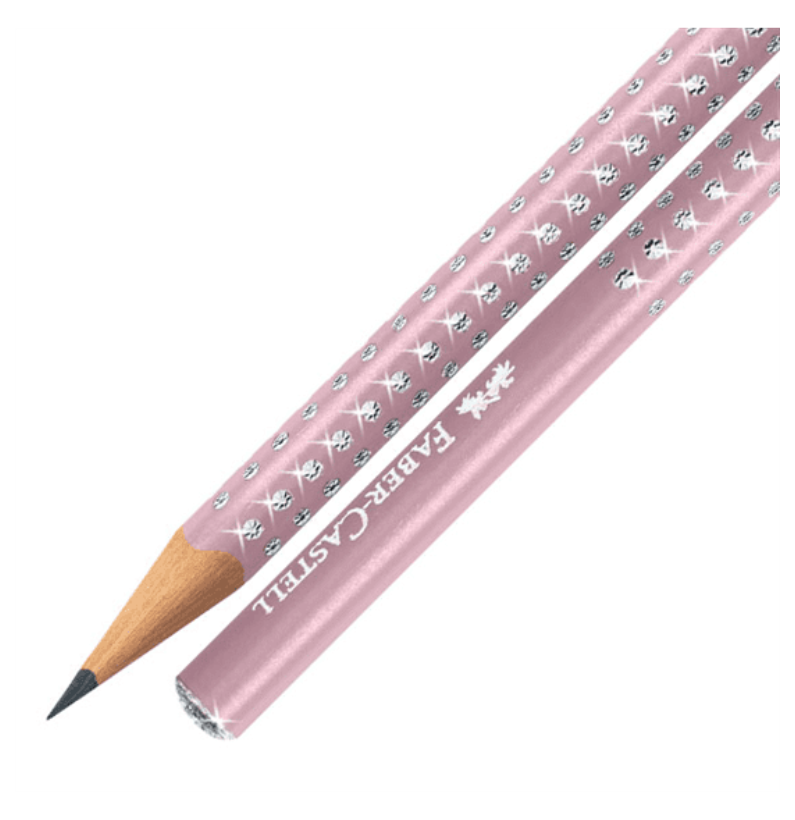 Lápis Sparkle Rosa Pastel Faber-Castell