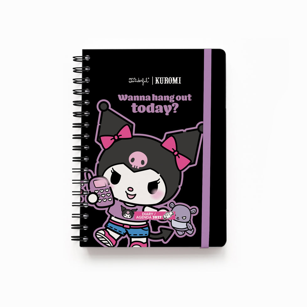 Agenda Semanal 2027 Multilingue Mr.Wonderful Kuromi