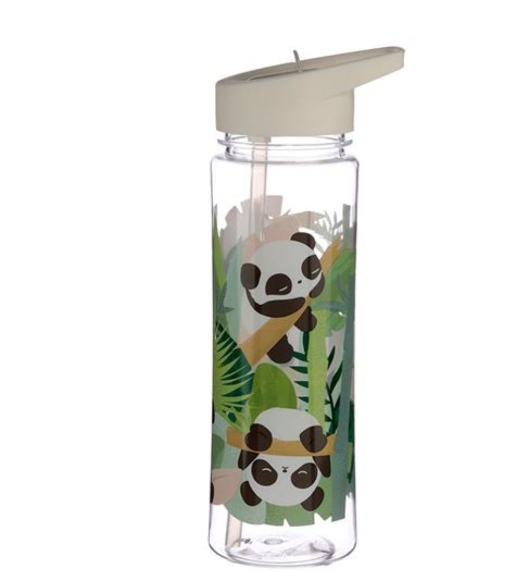 Garrafa com Palhinha Panda 500ml