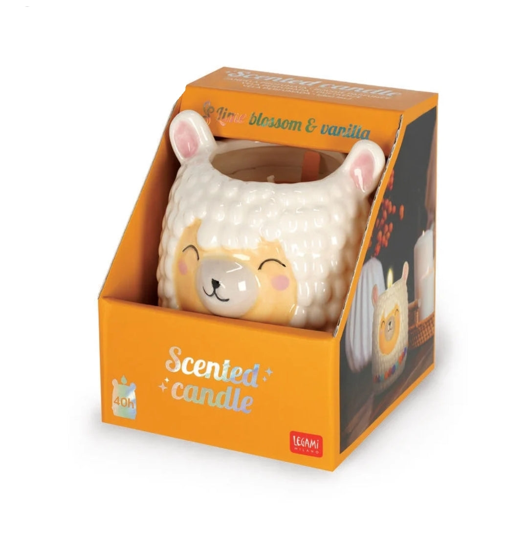 Vela Lama Legami Aroma Flor de Linho e Baunilha