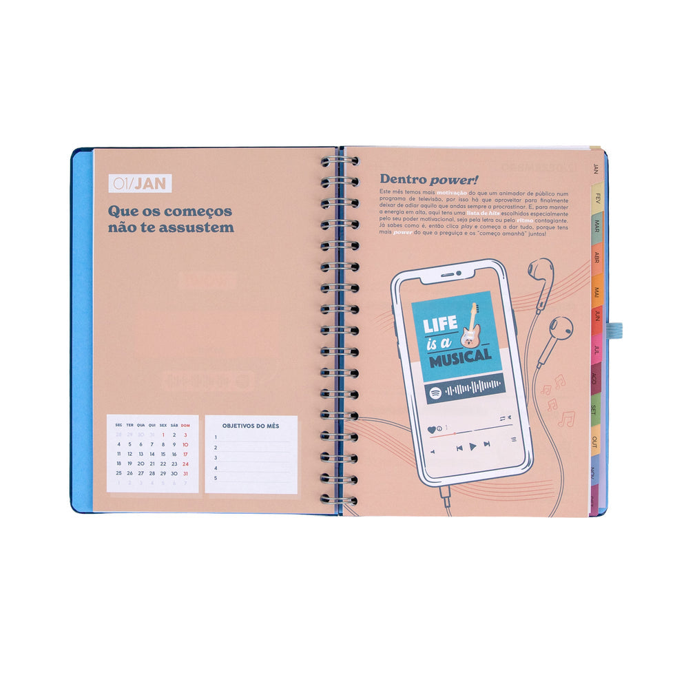 Agenda Semanal 2027 Mr.Wonderful "Plano Para Hoje, Histórias Para Amanhã"