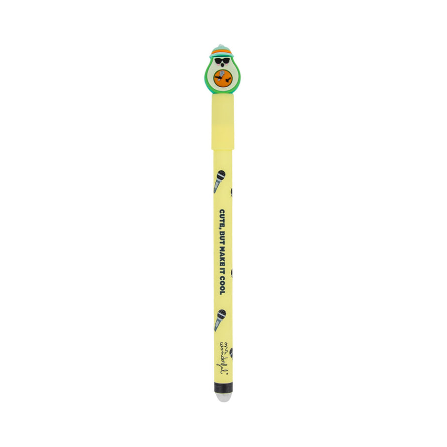 Caneta Apagável Abacate "Cute But Make It Cool" Mr.Wonderful