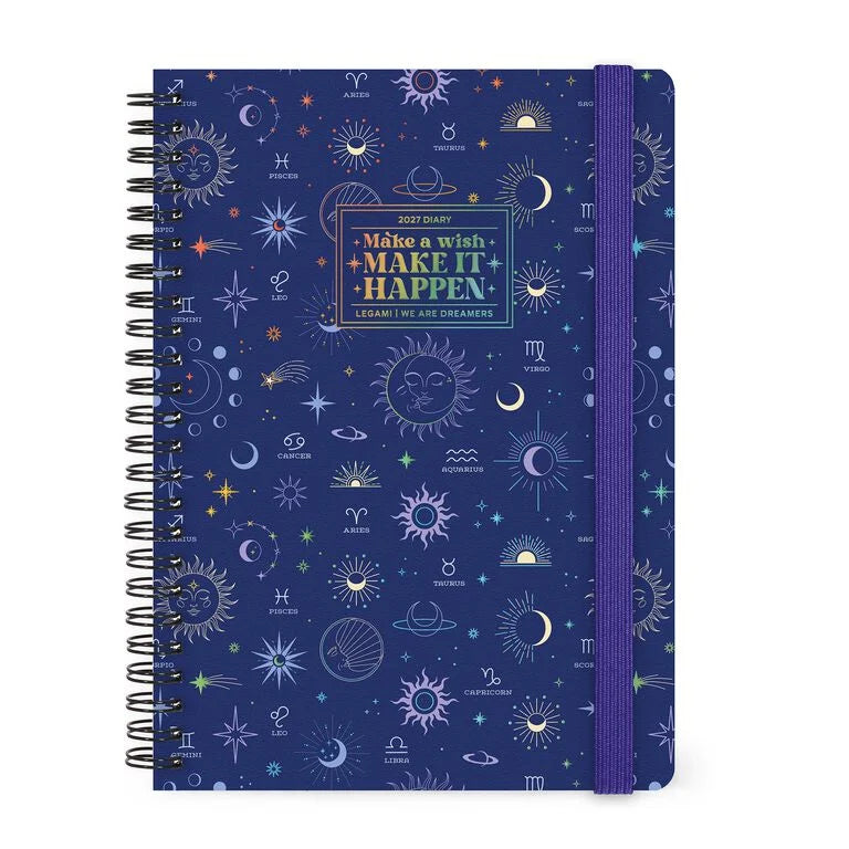 Agenda Espiral Semanal 2027 Celestial Legami