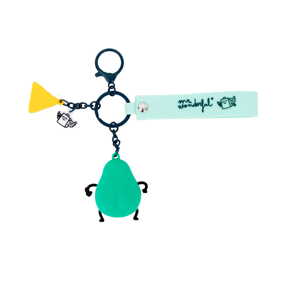 Porta Chaves Abacate com Pingente Mr.Wonderful