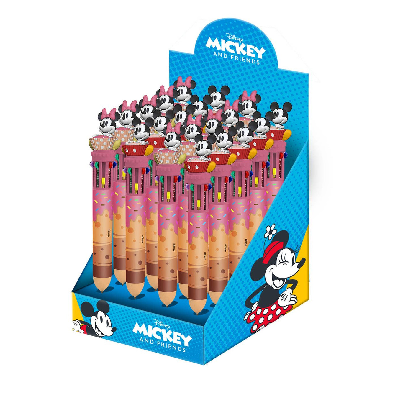 Caneta 10 Cores Minnie que Topo Roda