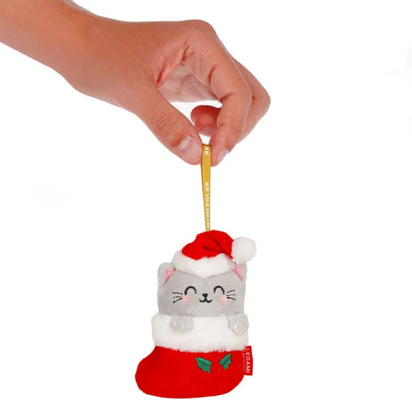 Pré-venda Enfeite de Natal Gato em Pelúcia Legami