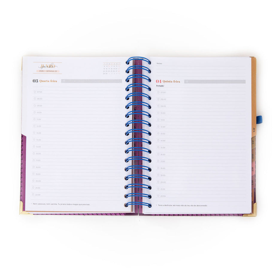 Agenda Diária Mr.Wonderful 2026 - A vida é hoje - Com Caneta Exclusiva