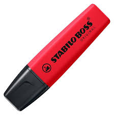 Sublinhador Stabilo 70/48  Vermelho Real