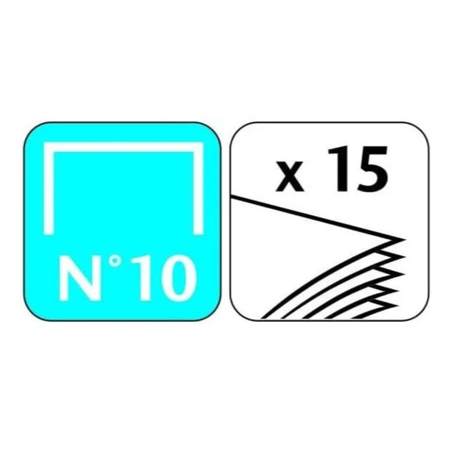 Agrafador Preto Maped n°10