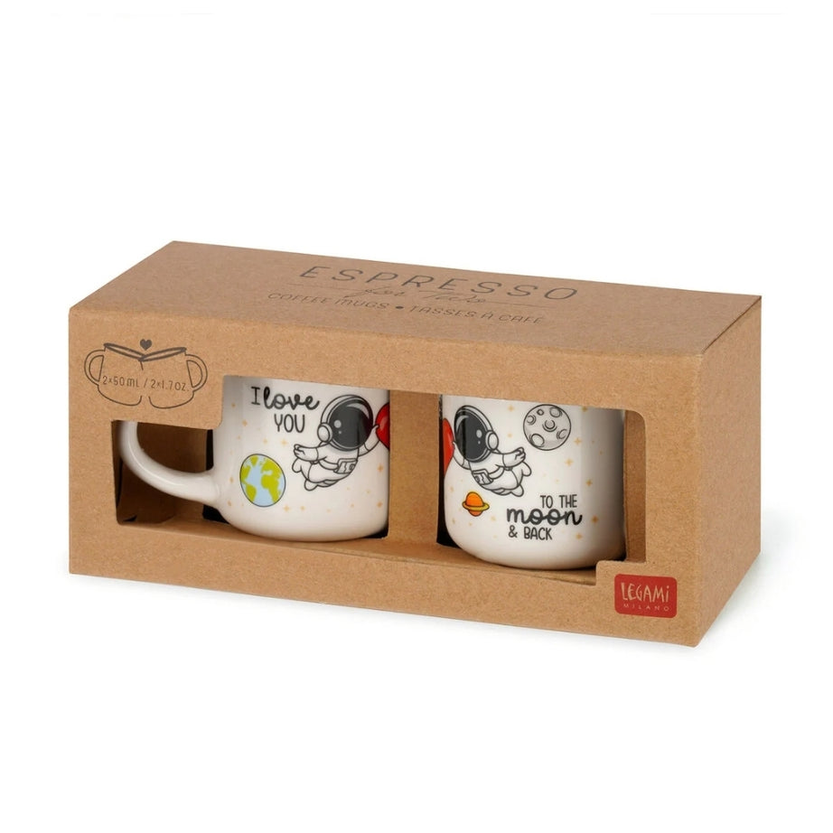 Conjunto 2 Chávenas Café Moon & Back Legami