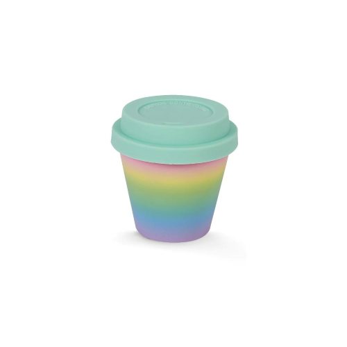 Copo Café com Tampa 90ml Rainbow