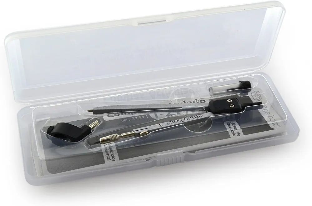 Compasso Articulado 3 Peças Preto