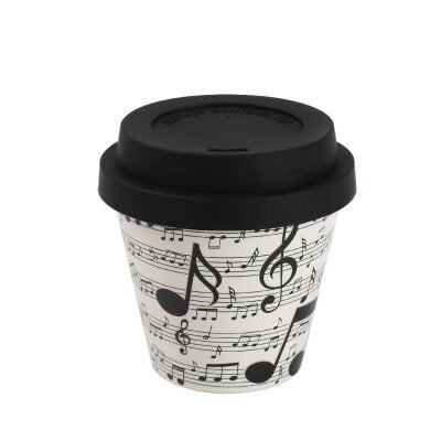 Copo Café com Tampa 90ml Música