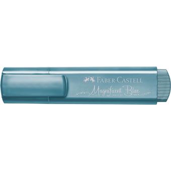 Sublinhador Metálico Azul Magnífico com Glitter Faber-Castell