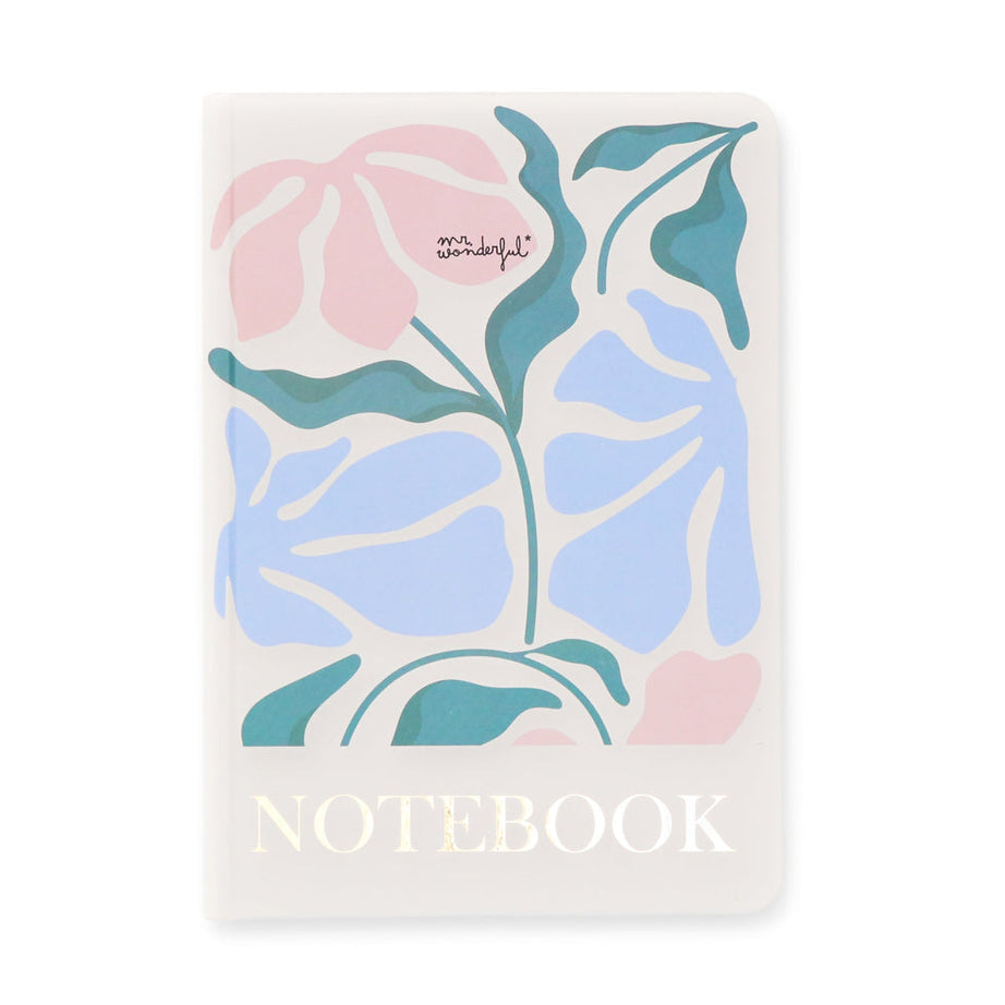 Caderno Pautado A5 Florar Mr.Wonderful