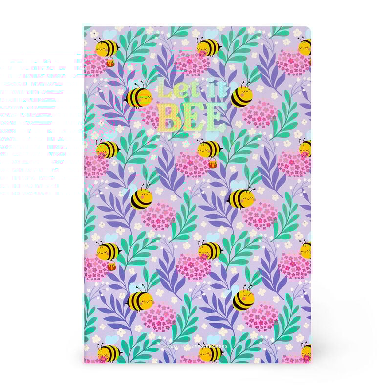 Caderno Grande B5 Pautado Bee Legami