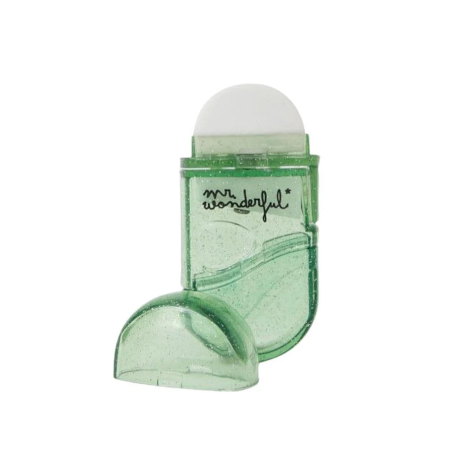 Borracha com Afia e Deposito Verde Mr.Wonderful