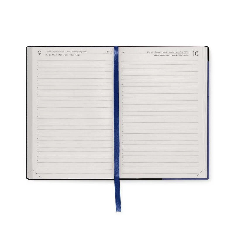 Agenda Diária 2026 Azul Marinho Legami