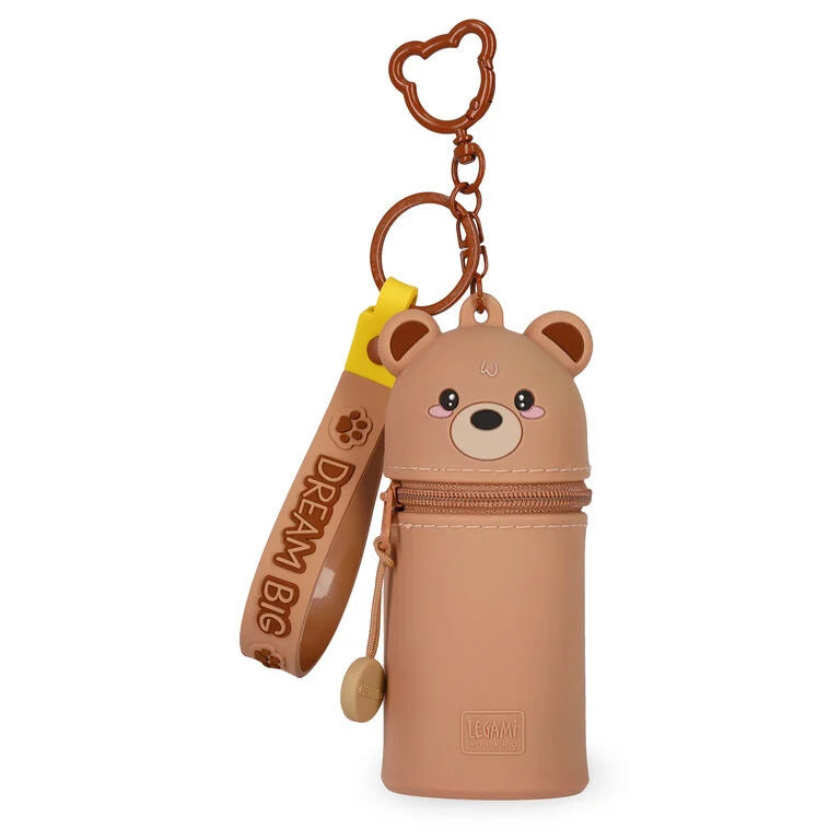 Porta Moedas e Porta Chaves Mini Kawai Urso Legami