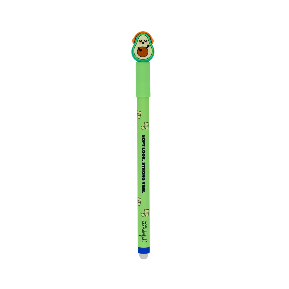Caneta Apagável Abacate "Soft Look, Strong Vibe" Mr.Wonderful