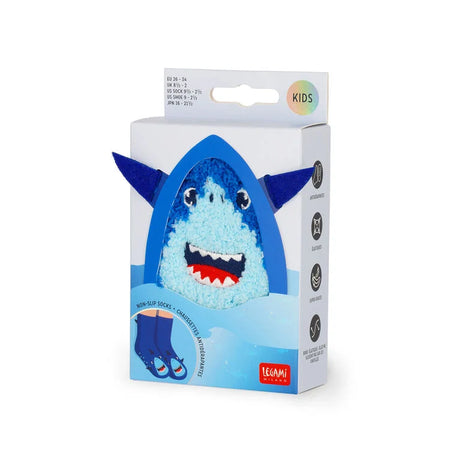 Meias Antiderrapante 3D Tubarão Tamanho 26-34 Legami