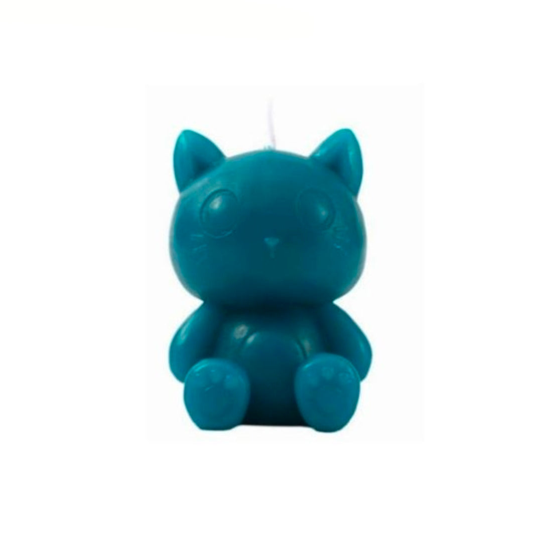 Vela Gato Azul 3D Aroma Lavanda Itotal