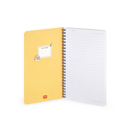 Caderno A5 Espiral Pautado Sushi Cat Legami