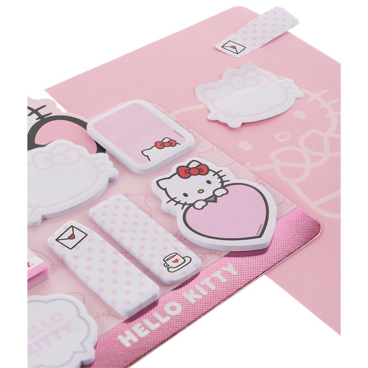 Conjunto de Post Its Hello Kitty Vários Tamanhos